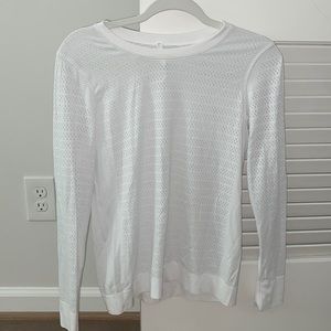 Lululemon White Long-sleeve